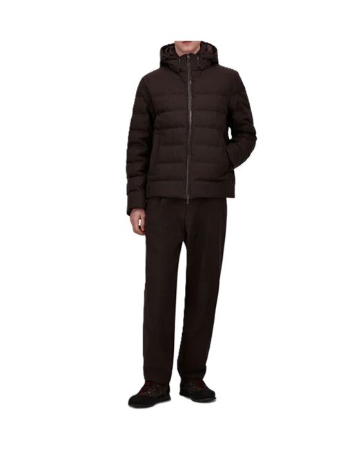 Giacca in flanella con spalmatura antigoccia HERNO | PI001401U335298800 MORO